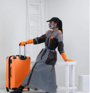 Airport swag in Corona times … Shamaeel Ansari’s ‘MASQUER-AID’