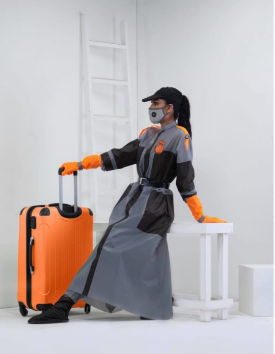 Airport swag in Corona times … Shamaeel Ansari’s ‘MASQUER-AID’