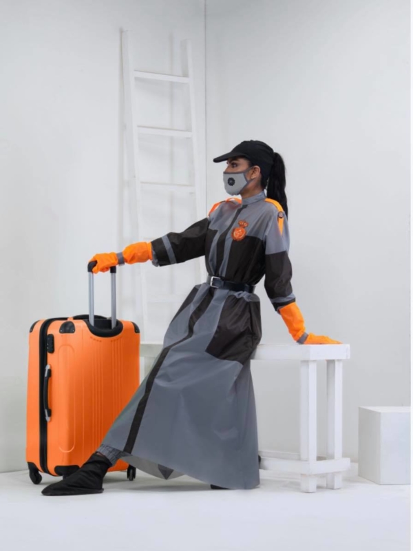 Airport swag in Corona times … Shamaeel Ansari’s ‘MASQUER-AID’