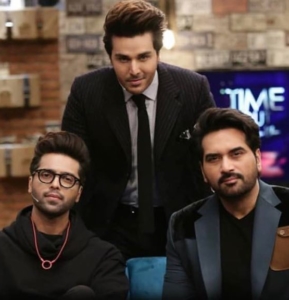 ‘Time Out with Ahsan Khan’ with Humayun Saeed and Fahad Mustafa – three heroes and a whole lot of wisecracks