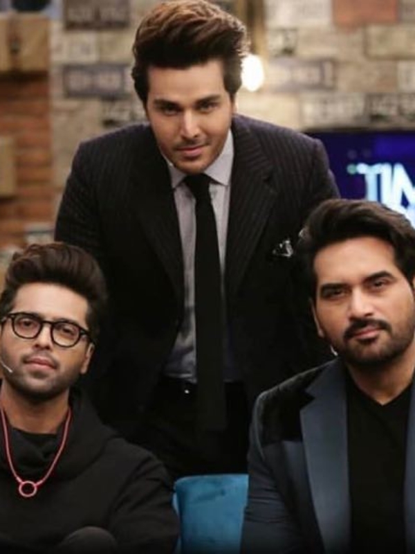 ‘Time Out with Ahsan Khan’ with Humayun Saeed and Fahad Mustafa – three heroes and a whole lot of wisecracks
