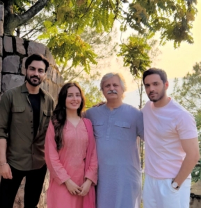 Behind the scenes on the set of Jinn Ki Shadi Unki Shadi, with director Saife Hasan